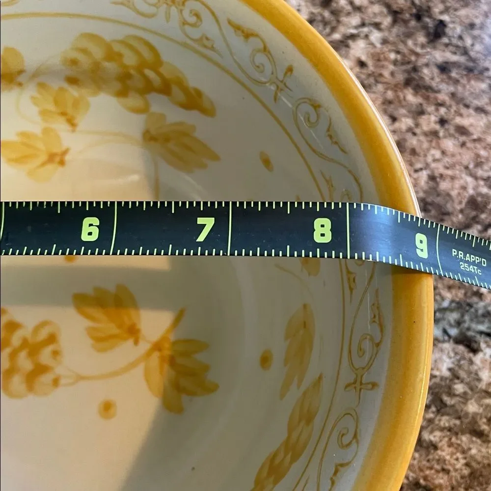 Temp-tations yellow Presentable Ovenware bowl‎